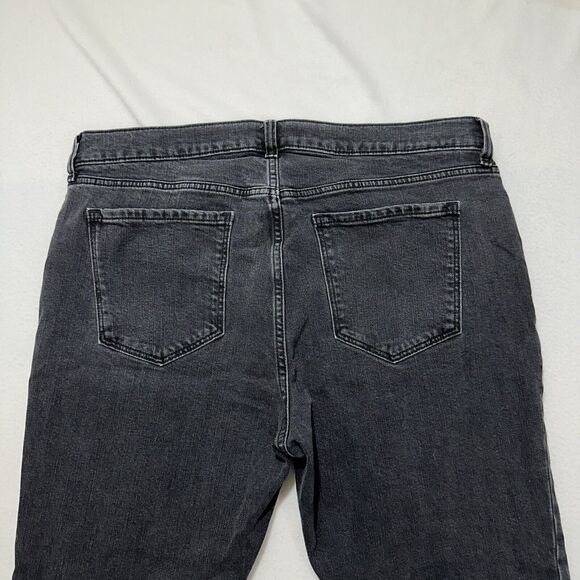 Old Navy Boyfriend Women's 14 Mid Rise Jeans Gray Denim 26" Inseam - Picture 10 of 16